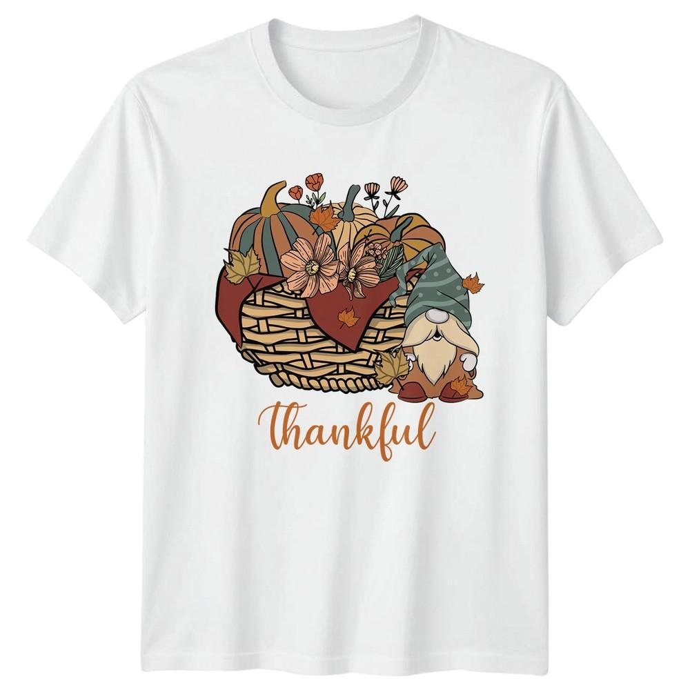 Thankful Unisexs TShirt Fall Thanksgiving Gift For Her S