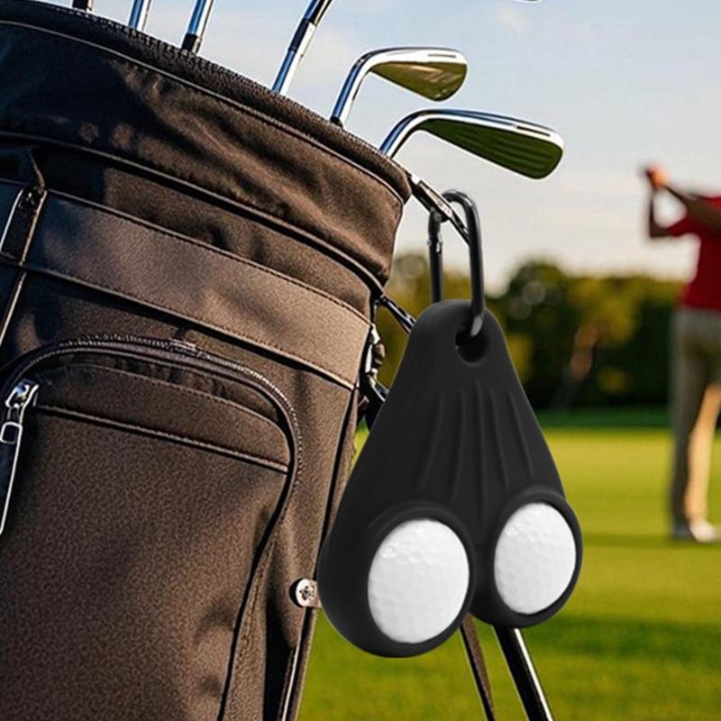 Silicone Golf Ball Holder Keychain Providing Sturdy Organization Solution for Golf Courses and Trip