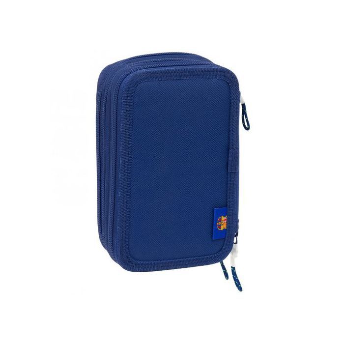 Trousse à crayons - FC BARCELONE - TRIPLE FILLED PENCIL CASE - 36 pièces - Bleu - Enfant