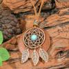Elegant Turquoise Shell Pendant Women Fashion Brown Pendent Necklaces Boho Long Neckalce  Jewelry