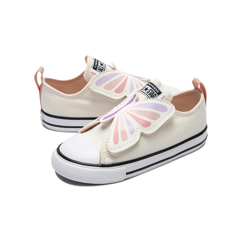 Converse Comfortable Casual Versatile Low-Top Walking Shoes Baby Shoes Off-White A08831C
