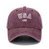 The American Flag Printed Baseball Cap Is an Adjustable and Lightweight All Season Hat for Travel Equipment