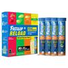 Fast&Up Reload (20 litros) - (Baya, Aam Panna, Naranja, Lima y Limón)- Bebida energética baja en azúcar para hidratación instantánea - Comprimidos efervescentes con