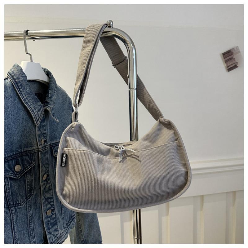 

Простая наплечная сумка, ранняя весна, сумка-подмышка из ткани Оксфорд, сейчас популярная повседневная сумка, модные женщины серый