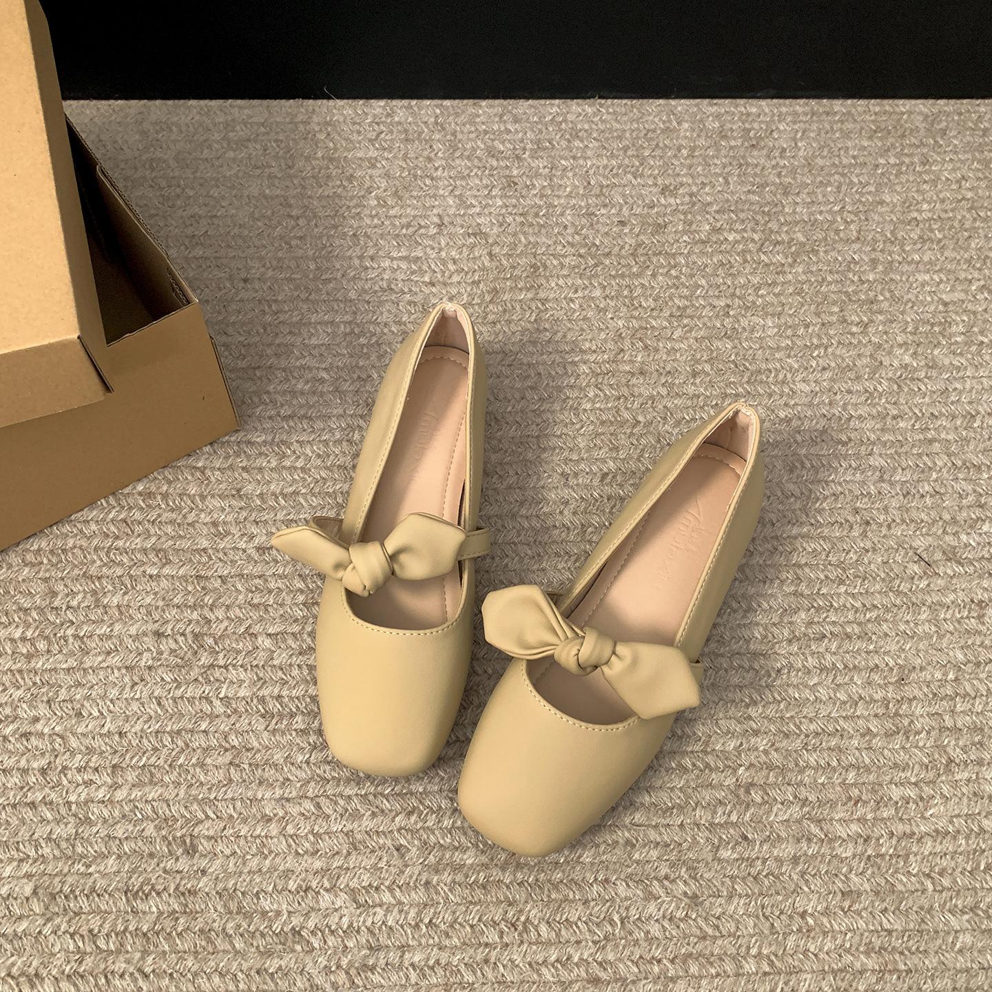 

White French retro thick heel heightening shallow mouth single shoes women s 2025 new summer skirt versatile Mary Jane shoes 40 хаки