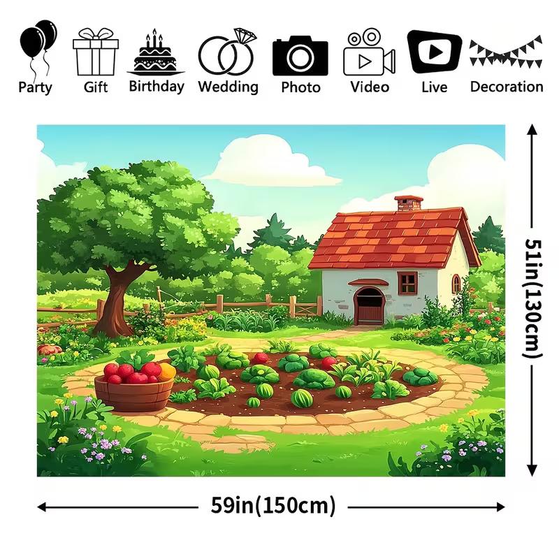 2D Dreamy Flower Field Tapestry for Meditation and Relaxation Areas 47.2x31.5inch/120*80cm
