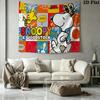 Dog Snoopy Wall Tapestry Aesthetic Wall Hanging Printed Fabric Blanket Decorative Tapestries for Bedroom Living Room Home Decor
