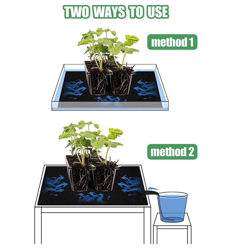 Breathable Watering Capillary Mat Eco-Friendly Basket Liner Mat Growth Support