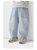 European Boys' Jeans, Spring 2026 Collection, Medium-Large, Casual Style for Kids (Spring/Autumn).