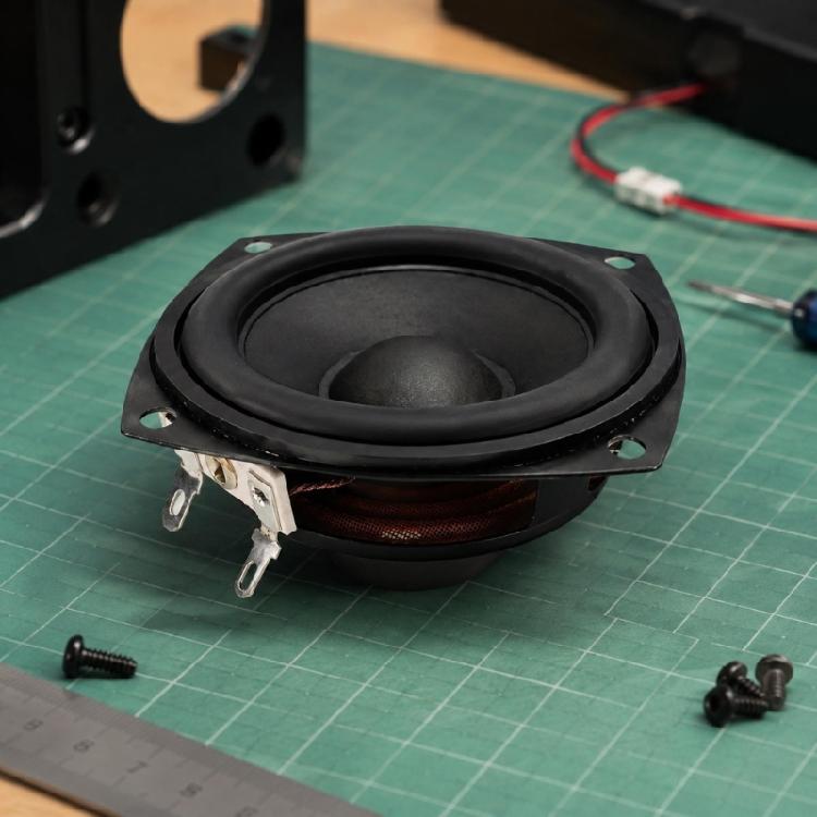 2.5inch Speaker Assembly Component with 80DB Sensitivity, Defined Power Specifications, and Attachment and Wiring Layout