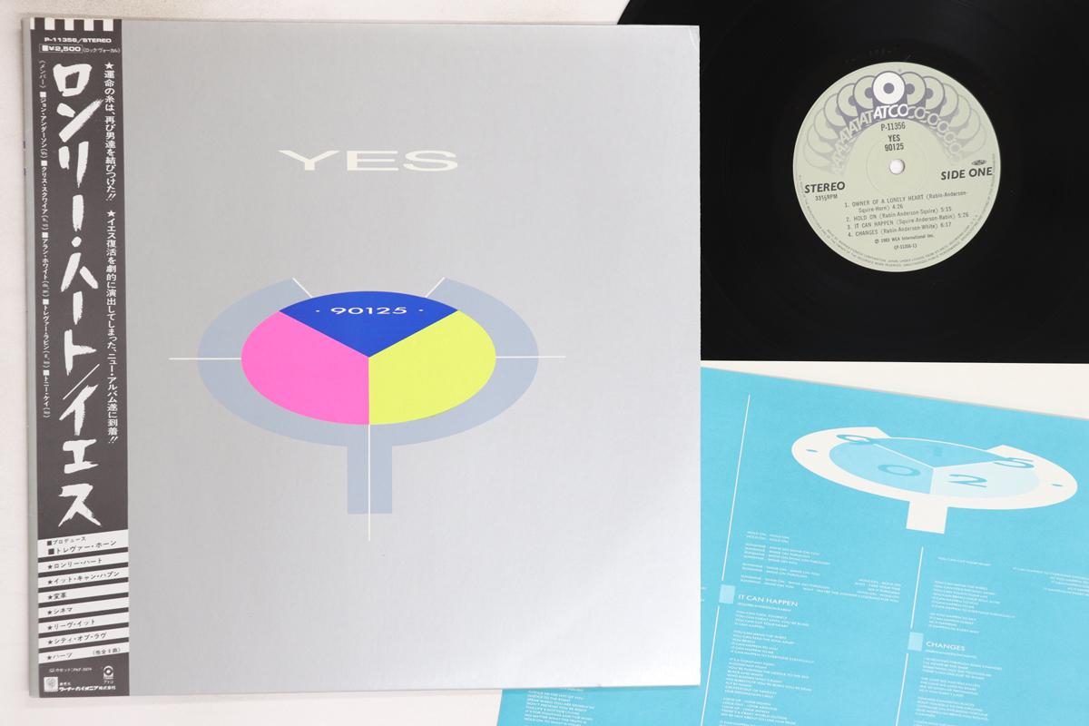 

LP Record YES - 90125 P11356 ATCO 1983 Japan Obi Rock Used