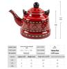 Enamel Porcelain Teapot: Heat-Resistant Kung Fu Tea Kettle for Induction and Gas Heating
