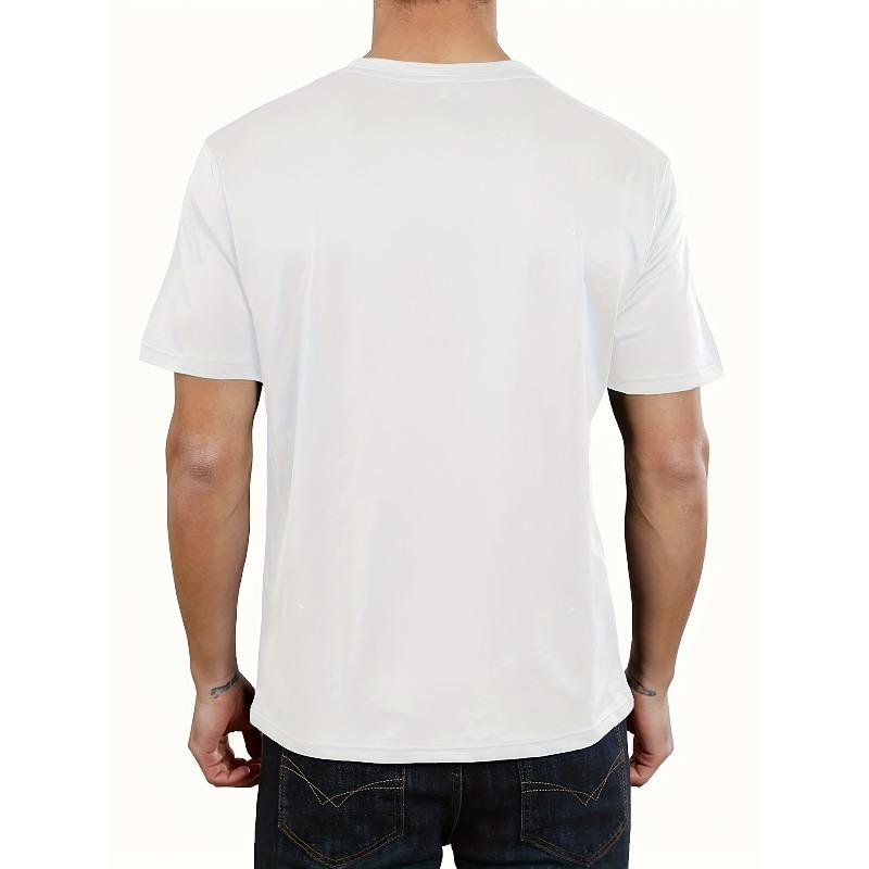 European sizes Mens Garage Print Tee Shirt - Comfortable & Lightweight Short Sleeve Graphic Tee for Summer Casual Wear