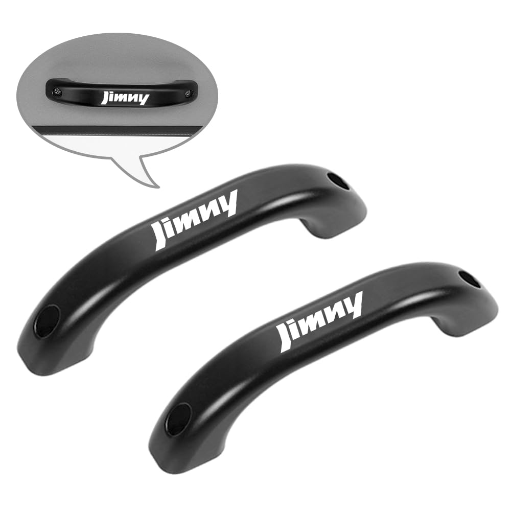

Suzuki Jimny JB23 JB33 JB43 JB64 JB74 Dedicated Aluminum Roof Assist Grip 2nd Row Interior Parts Genuine Replacement Type [Black]