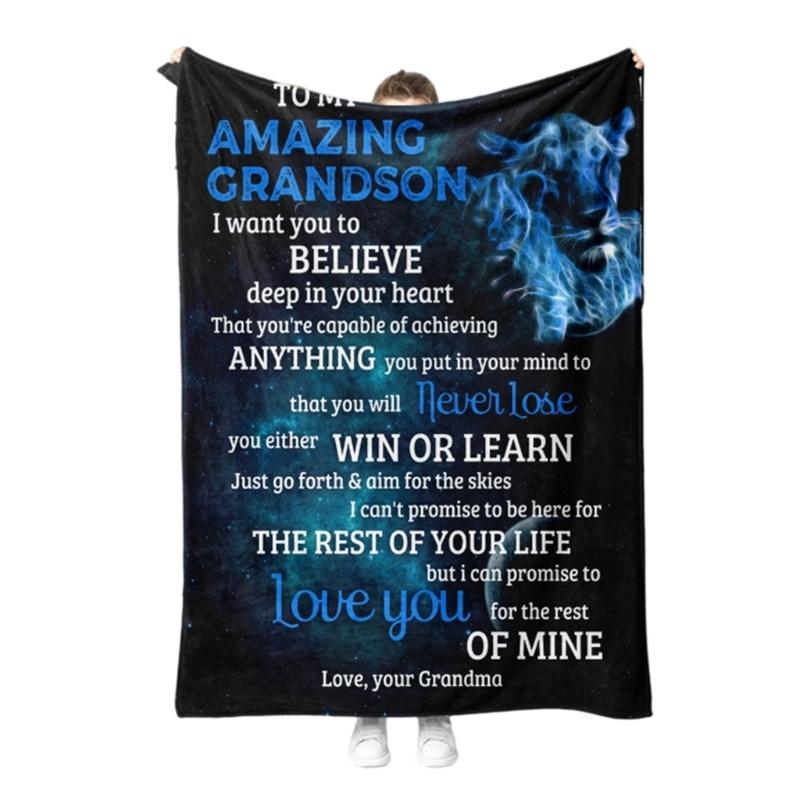 Portable Birthday Girls Blanket Lightweight Polyester Blanket Bed Decors For Travel Camping And Outdoor Activity
