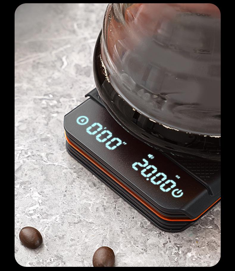 Smart Mini Coffee Scale with Three Modes and Automatic Timing - 2KG/0.1g Precision