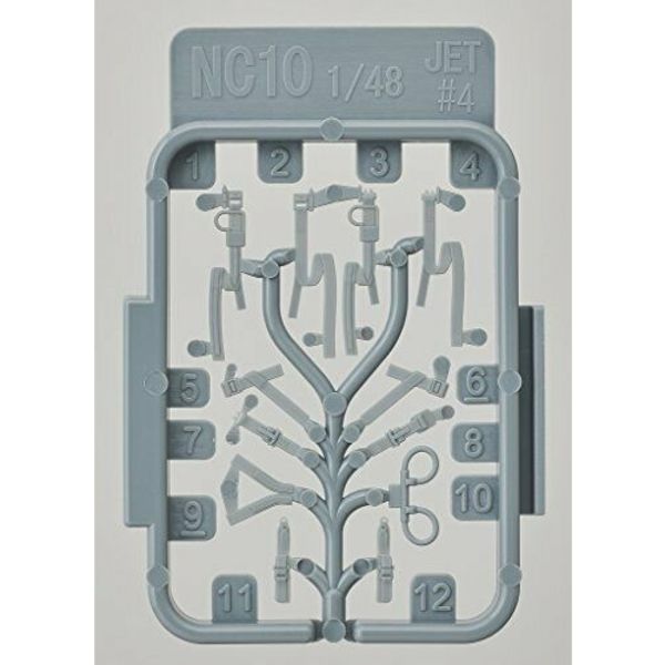 Fine Molds NC10 1/48 Zestaw pasów bezpieczeństwa do samolotów F-4, F-8, itp. marynarki wojennej/sił powietrznych USA.