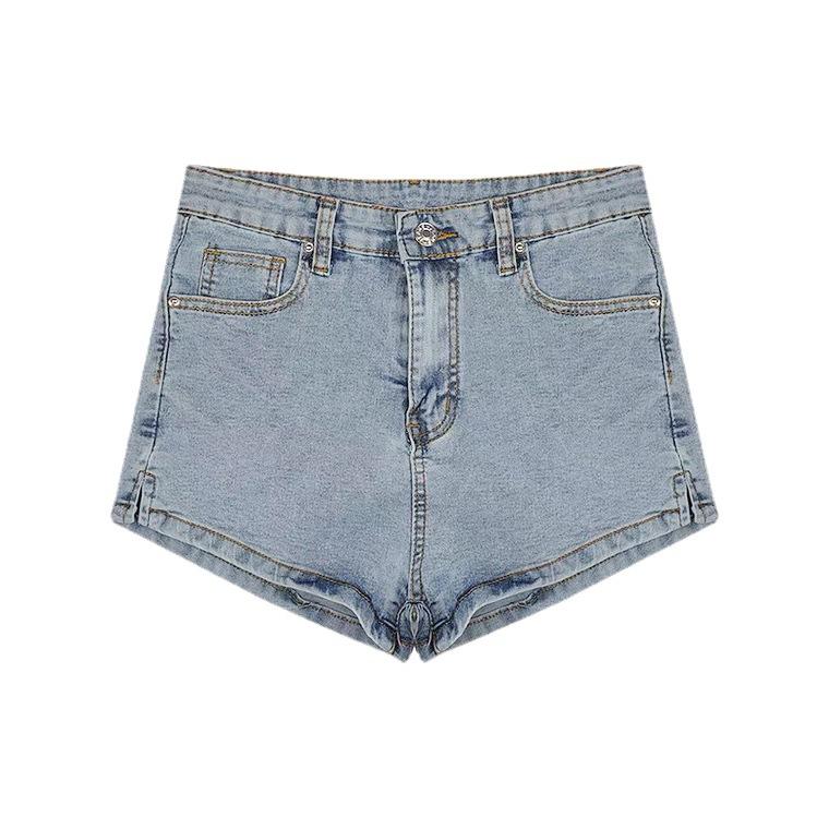 Women's High Waist Denim Shorts 2025 - Summer Stretchy Butt Lifting Hot Pants, Sexy Slimming Short Jeans
