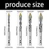 Eccentric Drill Bits In Multiple Sizes For Precise Hole Positioning On Various Materials Stone Wood Plastic DIY Projects