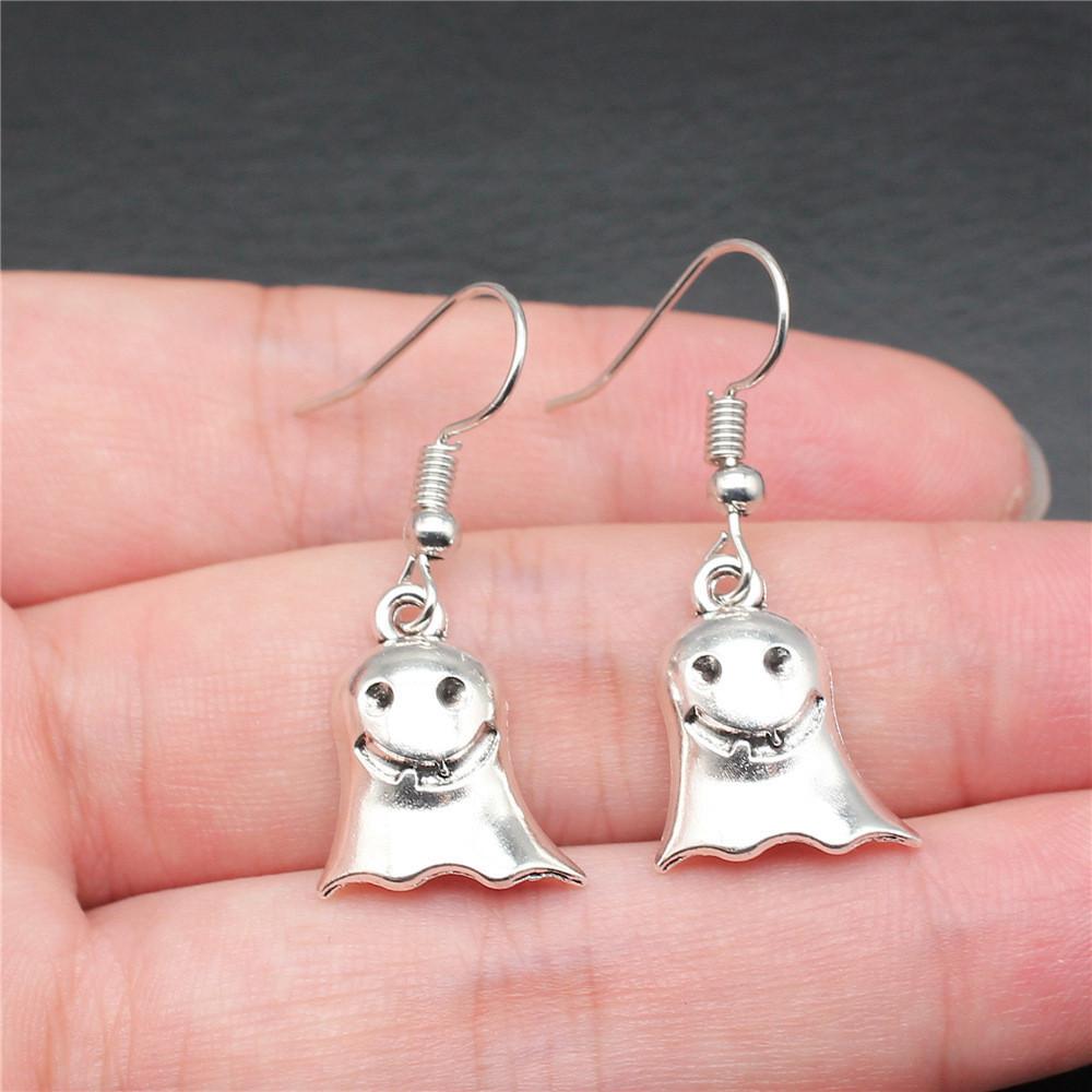 Trendy Initial Halloween-Themed Drop Earrings Various Styles Fun Layering Gift for Mom