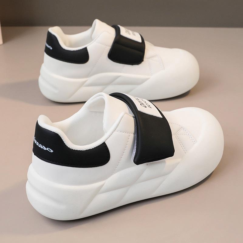 2025 Women s White Slip-On Sports Shoes: Waterproof, Non-Slip, Lightweight, Versatile for Spring & Autumn 40