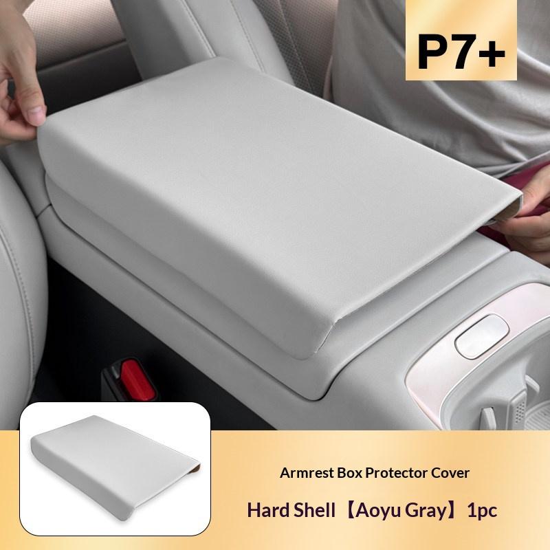 For XPENG P7+ Xiaopeng Custom Fit Car Center Console Heightening Cushion Anti Scratch Wearproof Interior Parts Armrest Box Cover