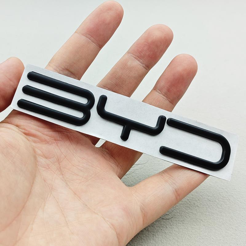 

For BYD Atto 3 Dolphin Seal Han EV Tang EV Seagull Auto 3D Metal Car Sticker Logo BYD Rear Trunk Badge Emblem Decals Accessories