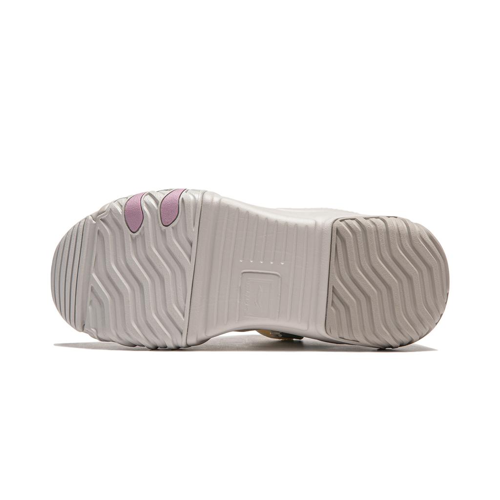 Li Ning Chuan You Comfortable Versatile Thick Sole Height Increasing Shock Absorbing Wear Resistant Low Top Casual Shoes Women sneaker AGCU184-4