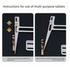 Multipurpose Metal Beveler Tool Fabric Cutting Guide Tool For Straight Diagonal Lines Making Apparel Crafting Tailoring