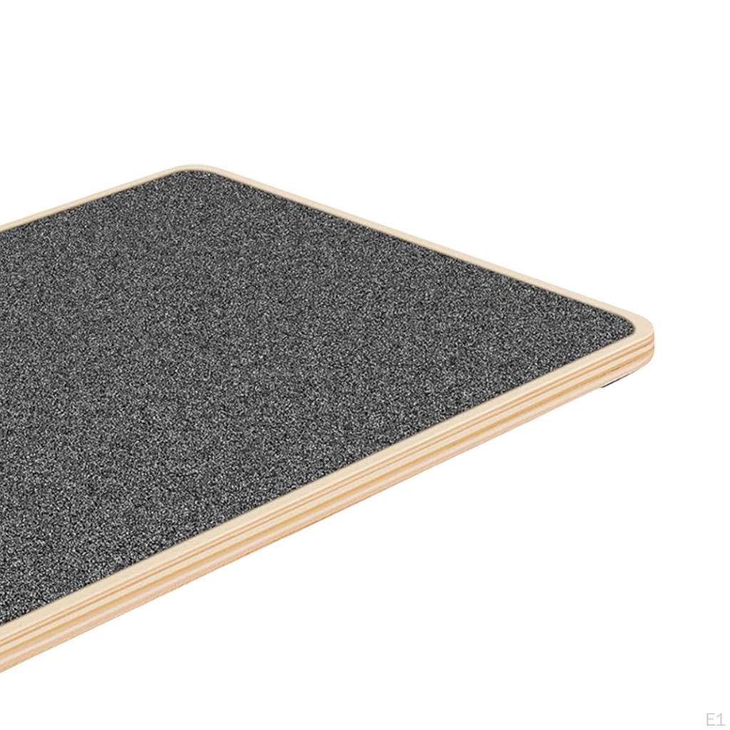 Wooden Balance Board Calf Stretching Core Training Nonslip Surface Gift Home Gym Equipment Sports