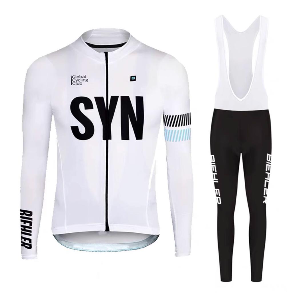 Bicycle Long-sleeved Top Set Road Bike Thin Men's Autumn and Winter Overalls 2026 Autumn Breathable Suit Cycling Suit