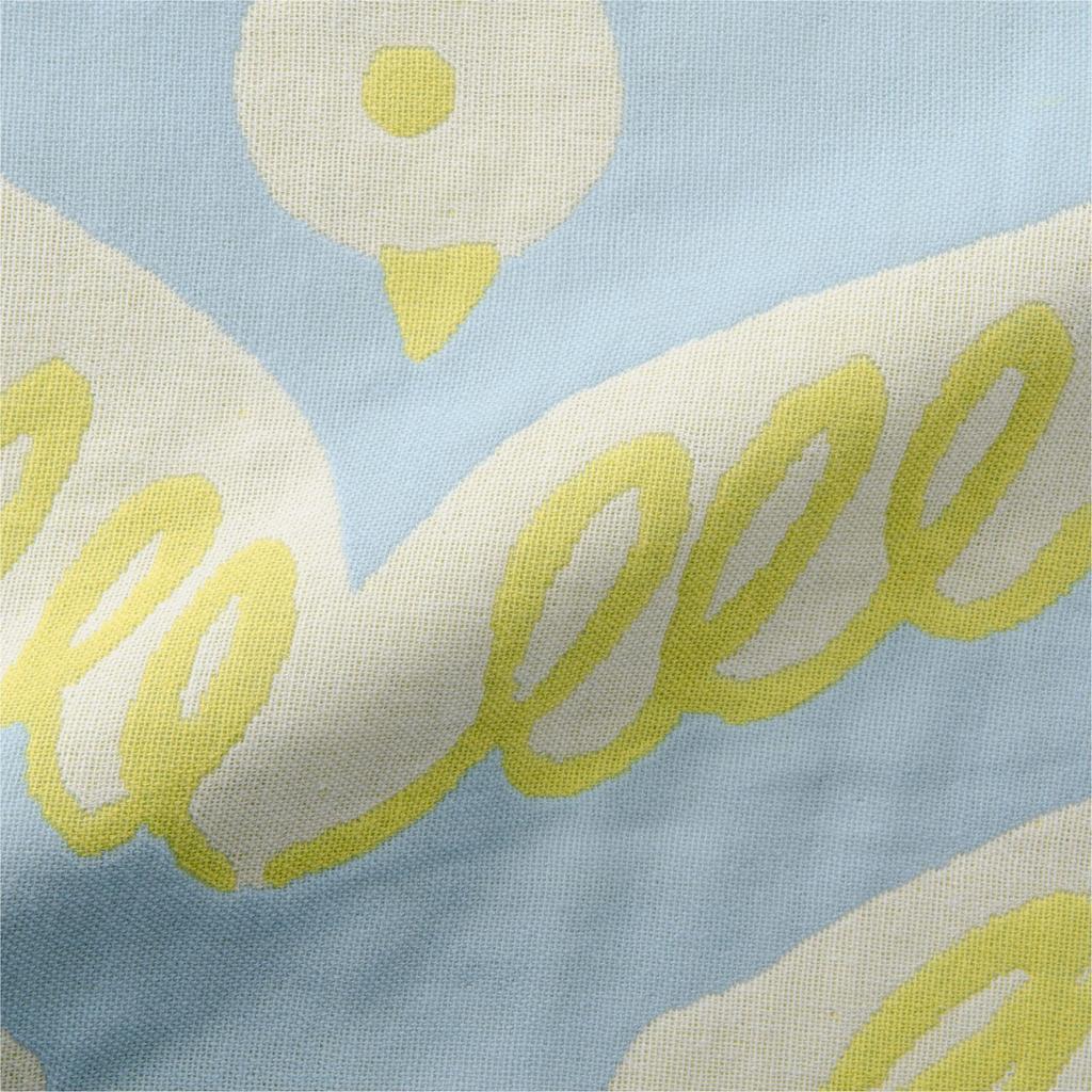 Nishikawa Gauze Finlayson Muto Soft FR03601013 Blanket, Single, Washable, 100% Cotton, Gauze, Blue,