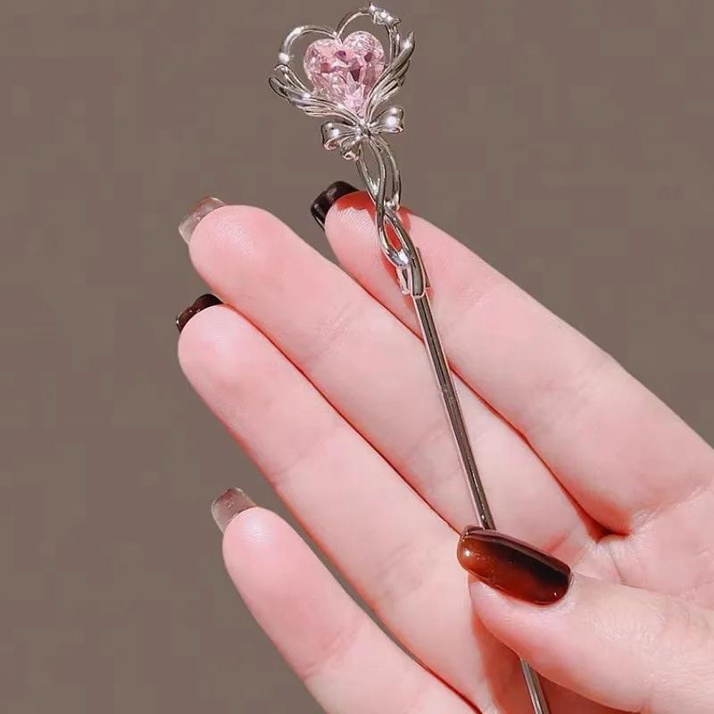 Super Fairy Creative Magic Wand Hairpin Girlish Heart Hair Accessory Hairpin Personalized Trendy Love Magic Wand Hair Accessory