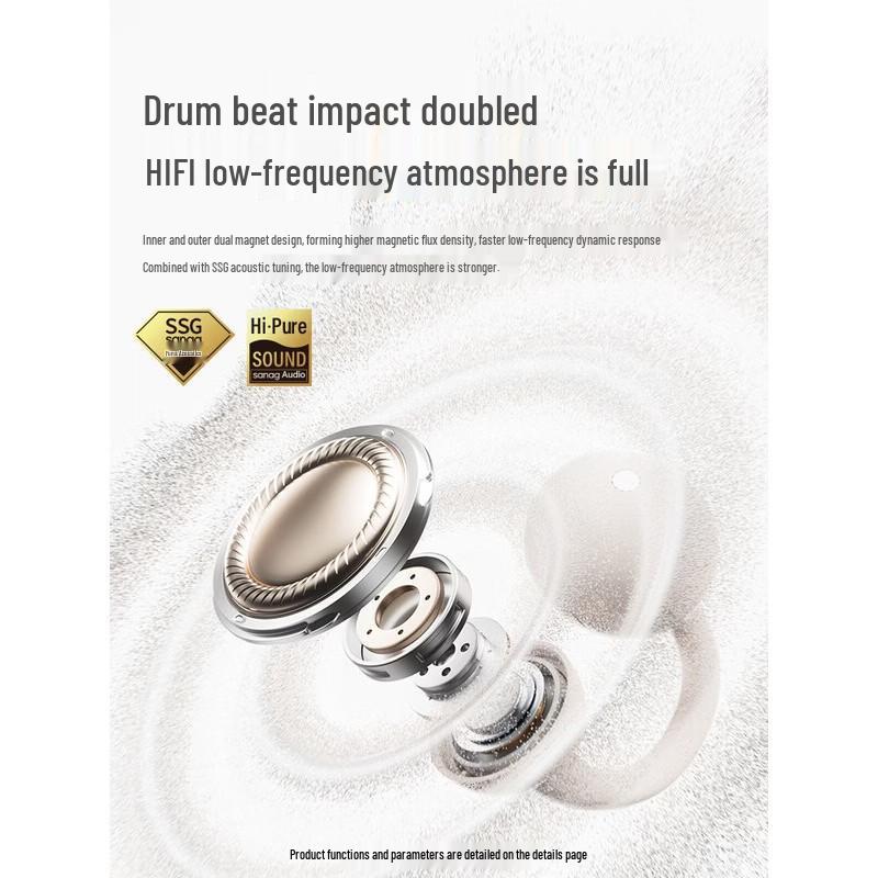 SANAG F20S Pro Ear-clip Bone Conduction Sport Earphones