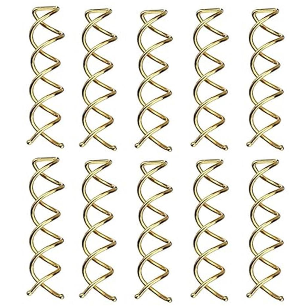 10PC Spiral Hair Pins, Twists Hair Pins Corkscrew Hair PinsSpin Pins NonScratch Round Clip For Women Hair StyleDIY