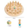 Non-Toxic Wooden Memory Match Stick Chess Color Game Board Puzzles Montessori Educational Toy Cognitive Ability Learning Toys For Children