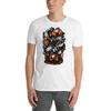 Kopfhörer verheddert Musikliebhaber lustige Grafik Kurzarm Unisex T-Shirt