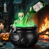 Large Plastic Cauldrons Set Multi-purpose Theme Party Decoration Prop Entryway Welcoming Fright