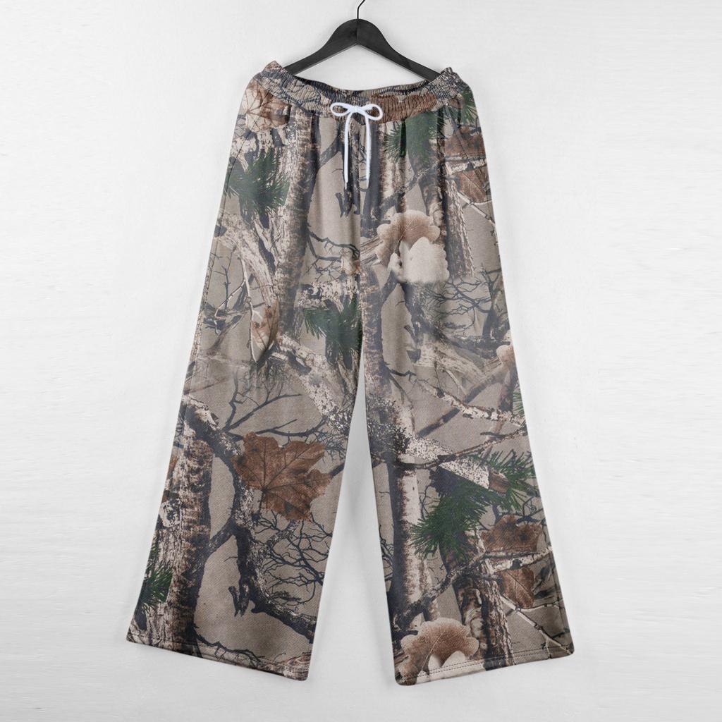 Womens Pajama Pants Sleepwear Casual Drawstring Elastic Waist Pants Comfy Straight Yoga Loose Trousers