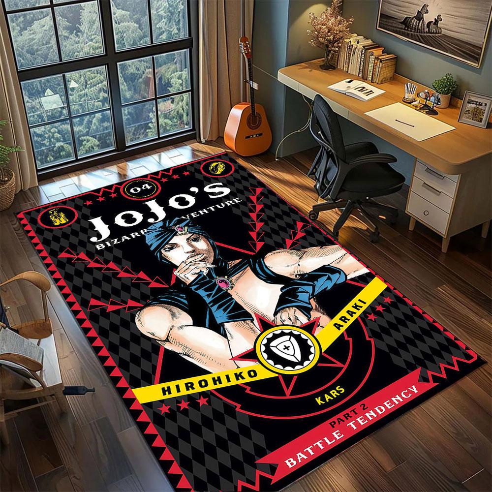 

JOJO Bedroom Living Room Home Decor Carpet Cool Movie Mat Play Floor Mat Cartoon Print Pattern Rug 60x90cm