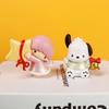 Cute Christmas Edition Wish Angel Melody Gemini Jade Guigou Q Edition Handmade Decoration Cake Car Decoration Gift