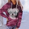 Lovely Cute Cat 3d Print Hoodie Women Fashion Oversized Women Hoodies Sweats Coat Girl Hooded Sweats Pullover Women's Clothing