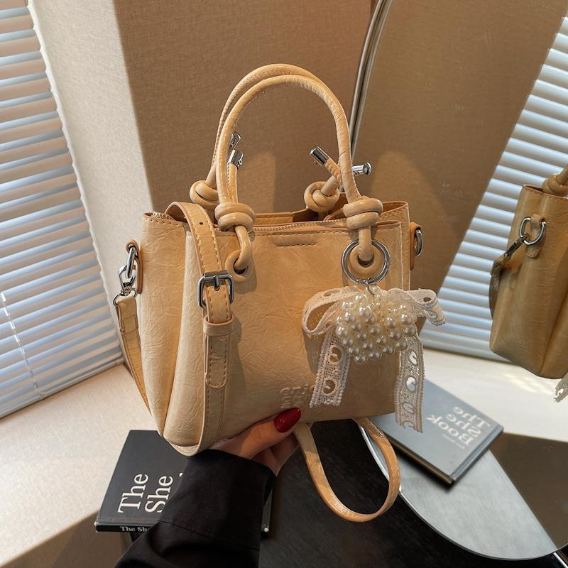 Niche high-end handbag women's new versatile casual fashion bucket bag crossbody simple women's bag