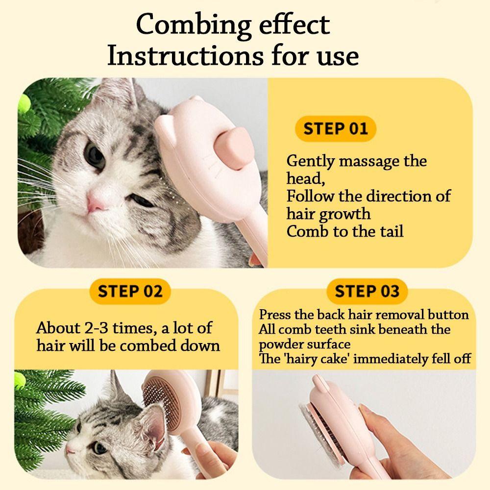 Self Cleaning Pet Comb Knot Removes Magic Massage Comb Pet Grooming Tool Pet Products