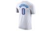 Nike X NBA T Shirts Men's Crew Neck Moderate Straight Fit 870797-100