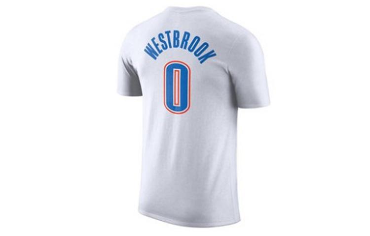 Nike X NBA T Shirts Men's Crew Neck Moderate Straight Fit 870797-100