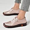 Damen Wanderschuhe Mokassins Fahrschuhe Komfort Flats Casual Plus Size Outdoor Handgefertigte Schuhe
