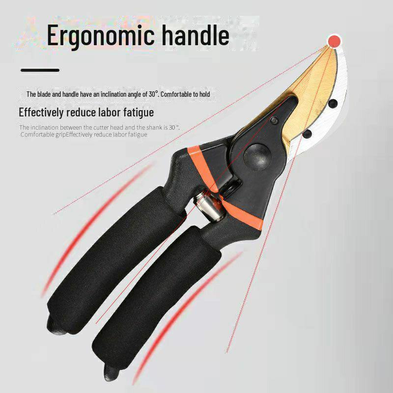 Hochleistungs-Gartenschere: Obstbaum- und Dickastschere