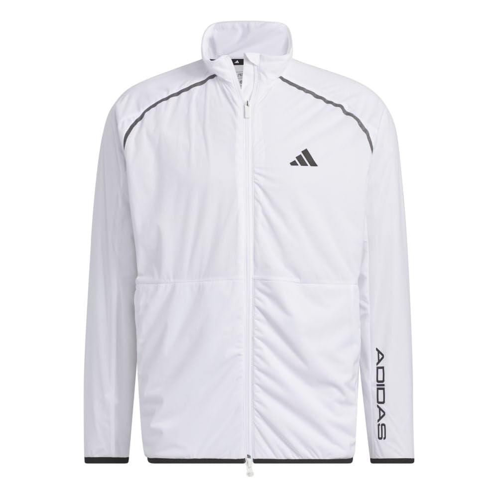 Golf Jacket Windproof Water Repellent Stretch Jacket White [Adidas Golf] WIND.RDY Men's