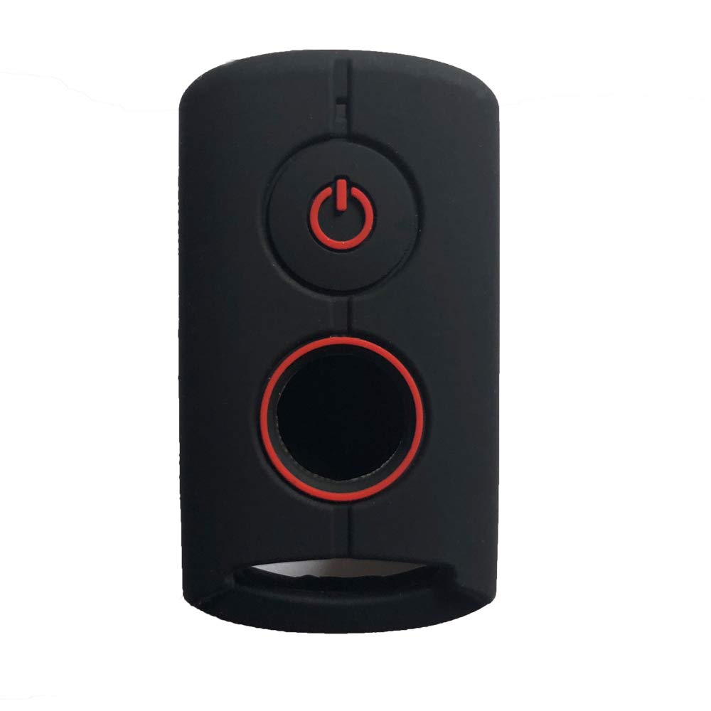 

ZIAN Yamaha Car 2 Wheel Motorcycle Smart Silicone Key Cover for XMAX250 AEROX155 NVX155/125 QBIX Janus etc Key Case (Black) чёрный